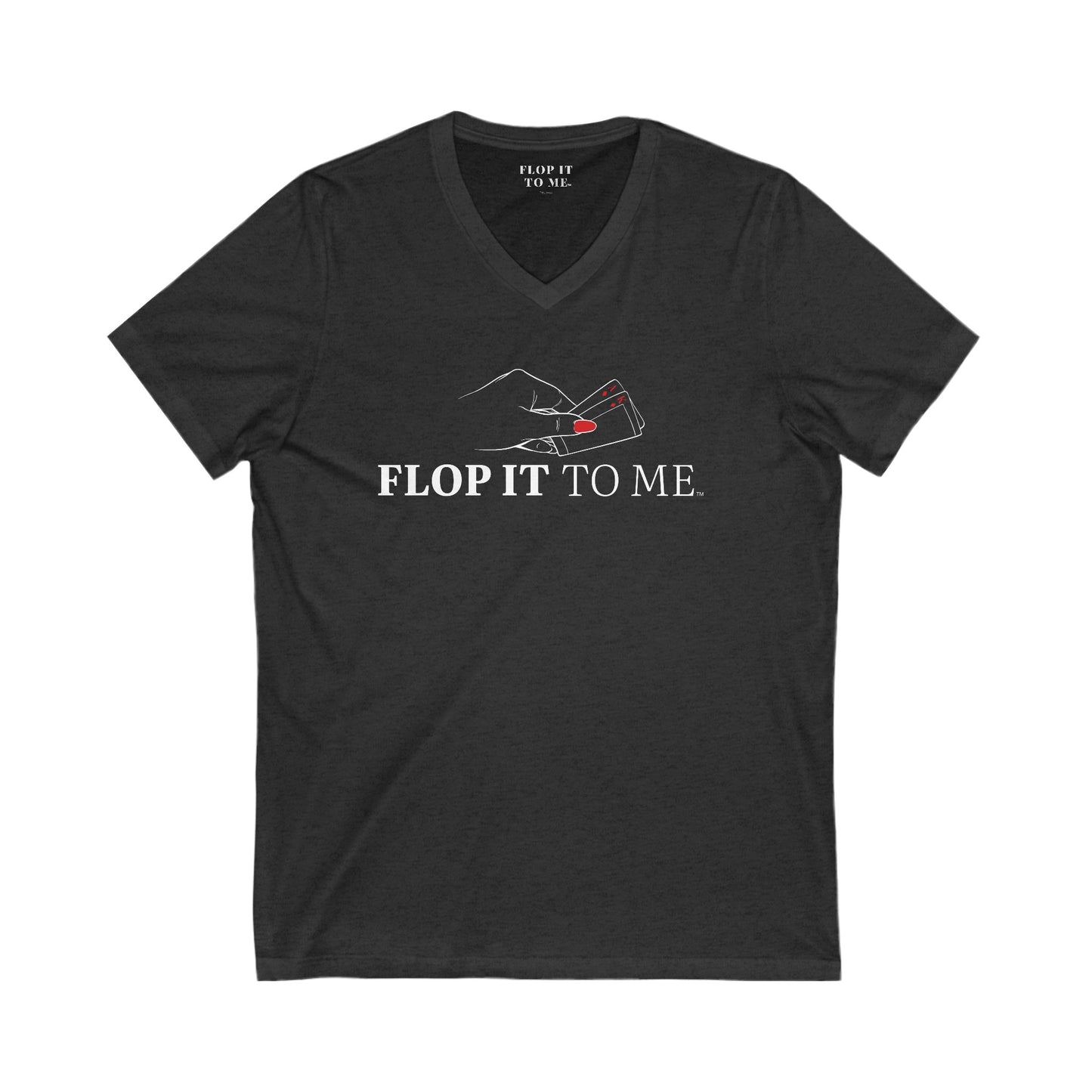 Flop it to me flagship V-Neck Tee blk her