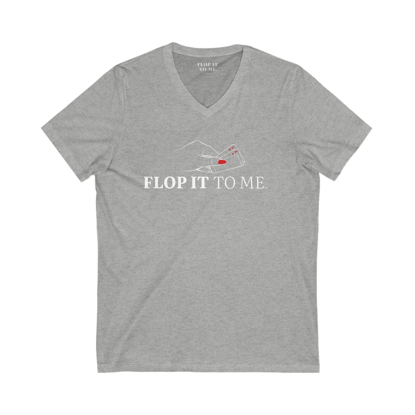 Flop it to me flagship V-Neck Tee blk her