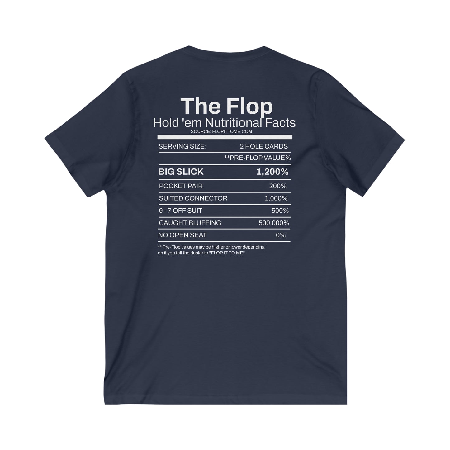 Flop it to me flagship V-Neck Tee blk her