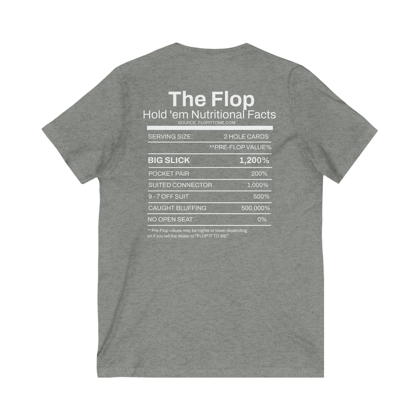 Flop it to me flagship V-Neck Tee blk her