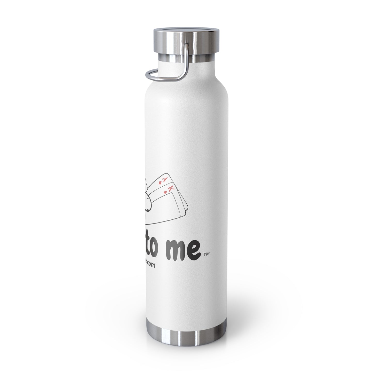 Flop it to me Bottle (white), 22oz