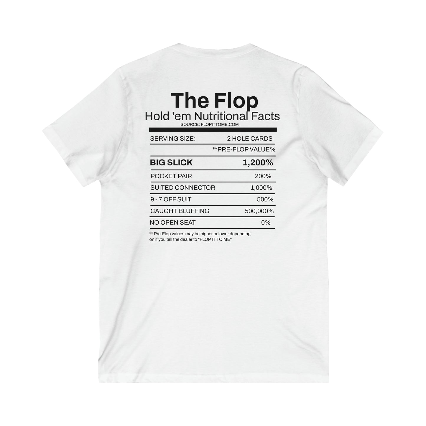 Flop it to me flagship V-Neck Tee wht her