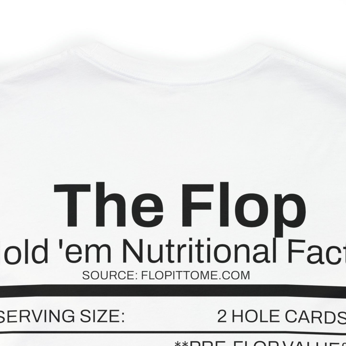 Flop it to me flagship tee - wht him