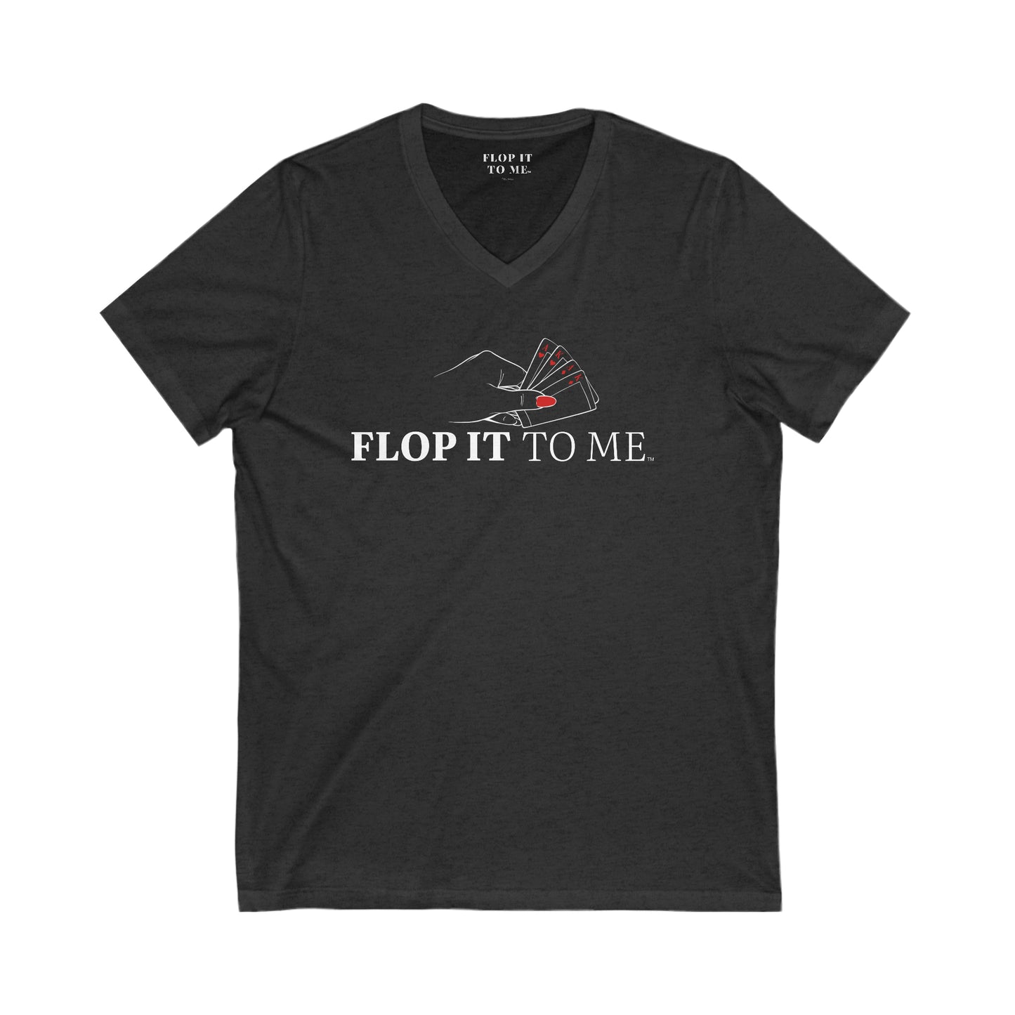 Flop it to me flagship Omaha V-Neck Tee blk her