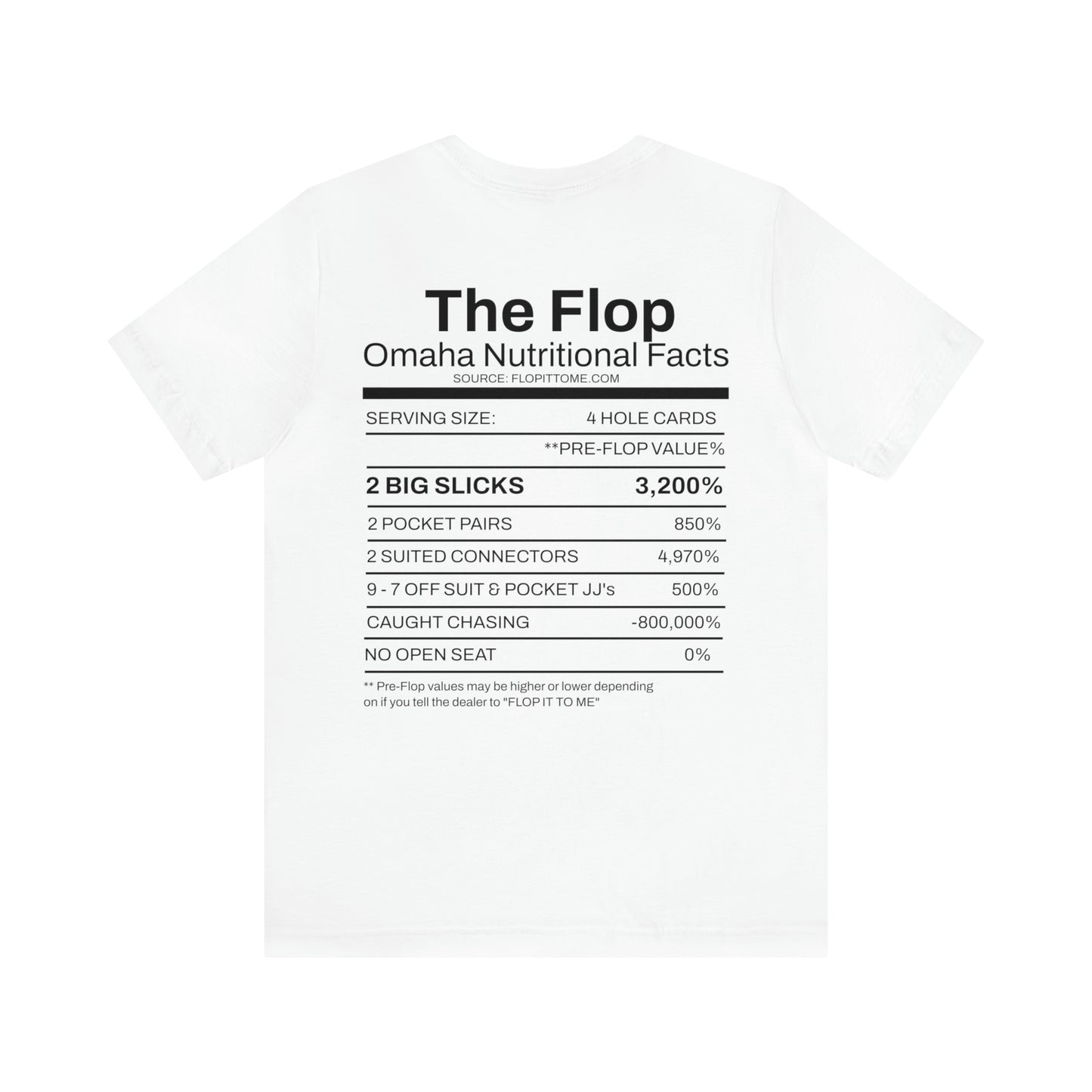 Flop it to me flagship tee Omaha - wht him