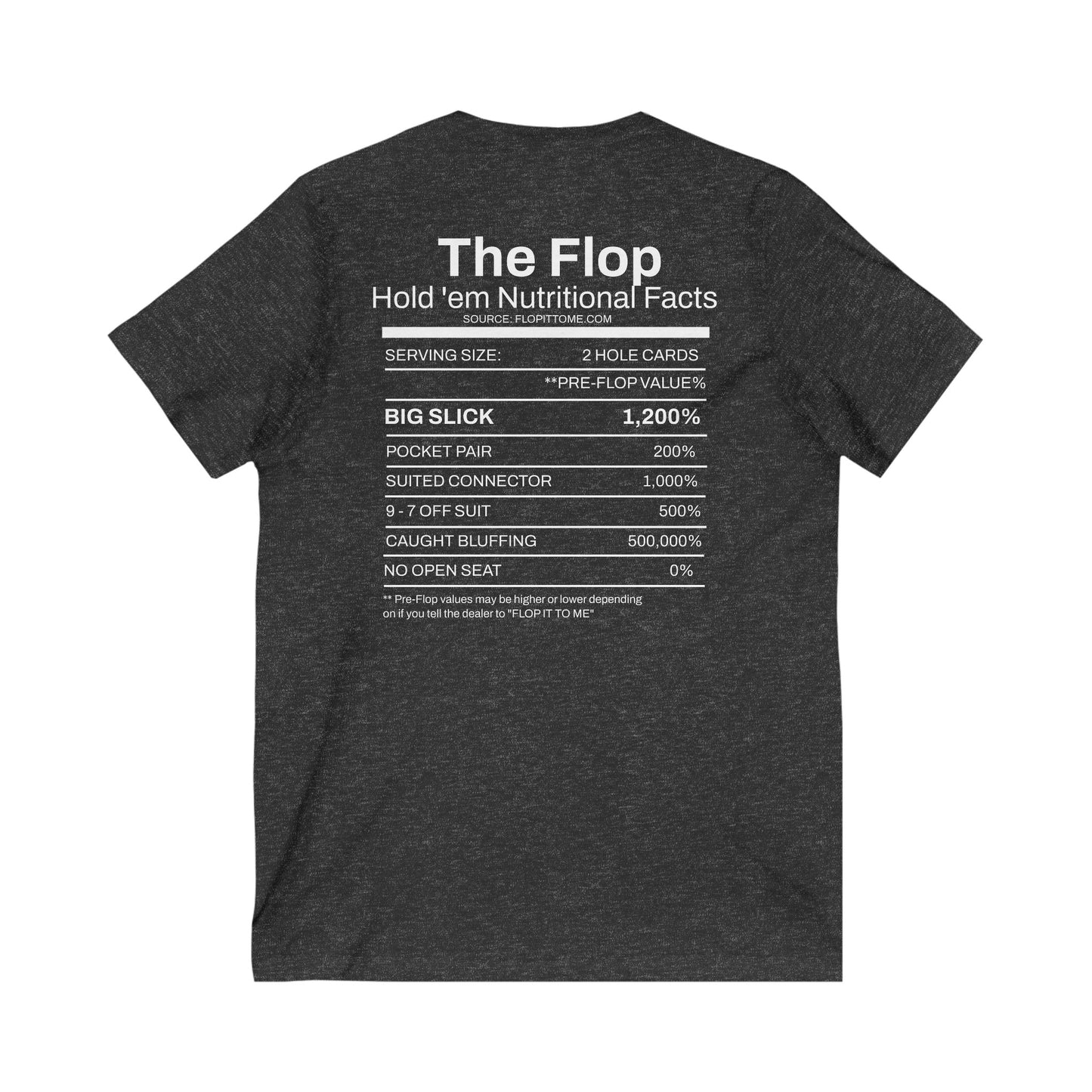 Flop it to me flagship V-Neck Tee blk her