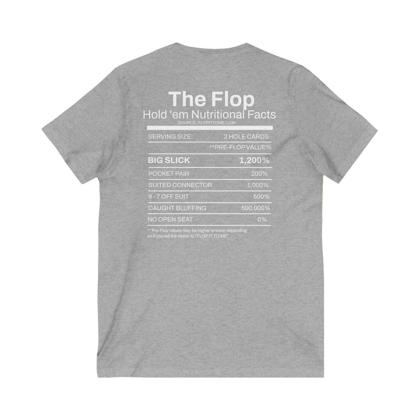 Flop it to me flagship V-Neck Tee blk her