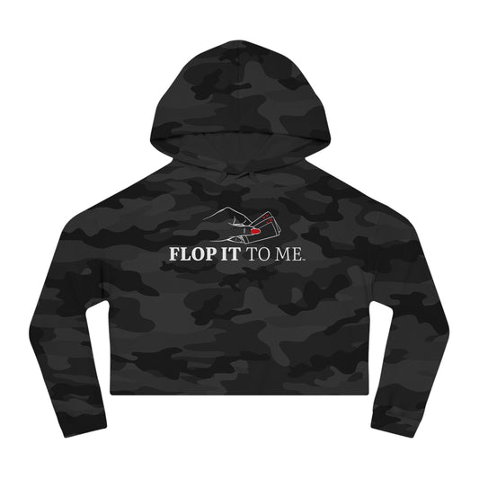 Flop it to me Cropped Hooded Sweatshirt