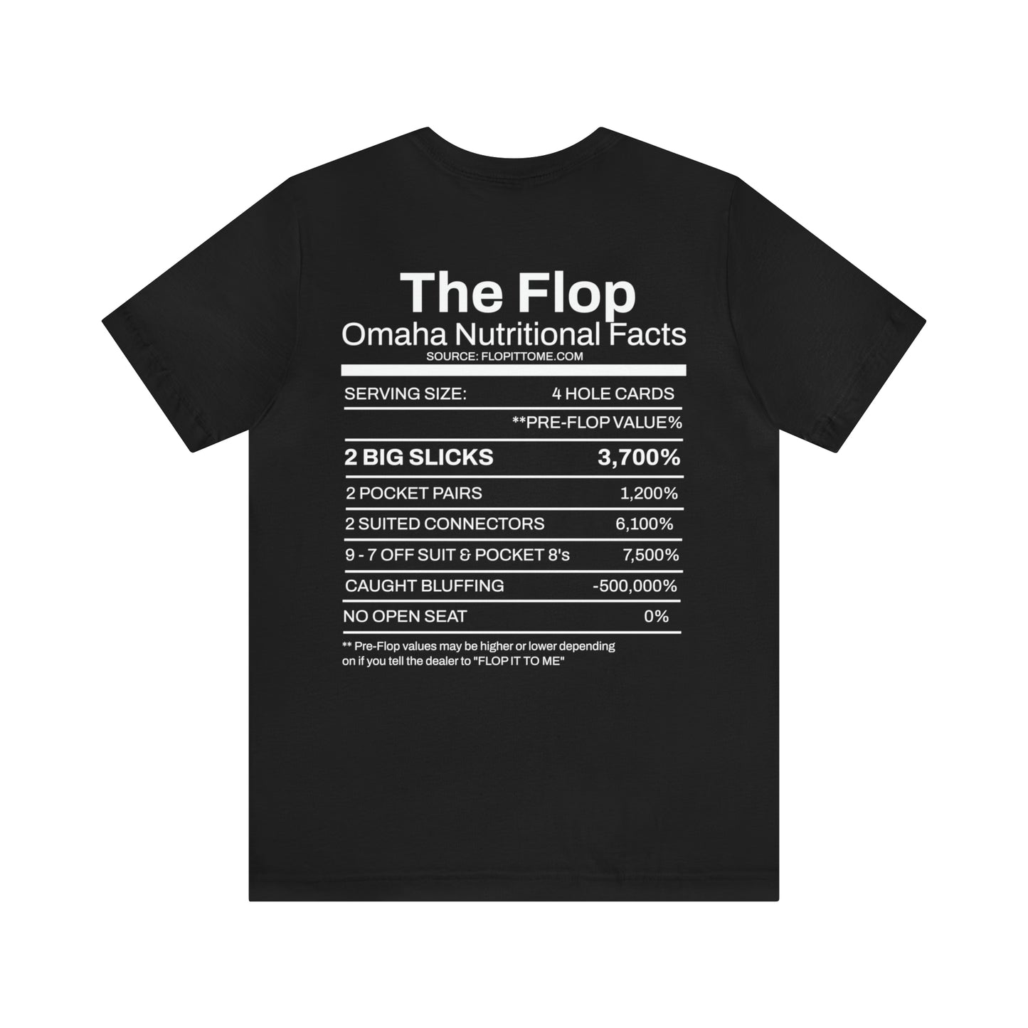 Flop it to me flagship Omaha tee - blk him